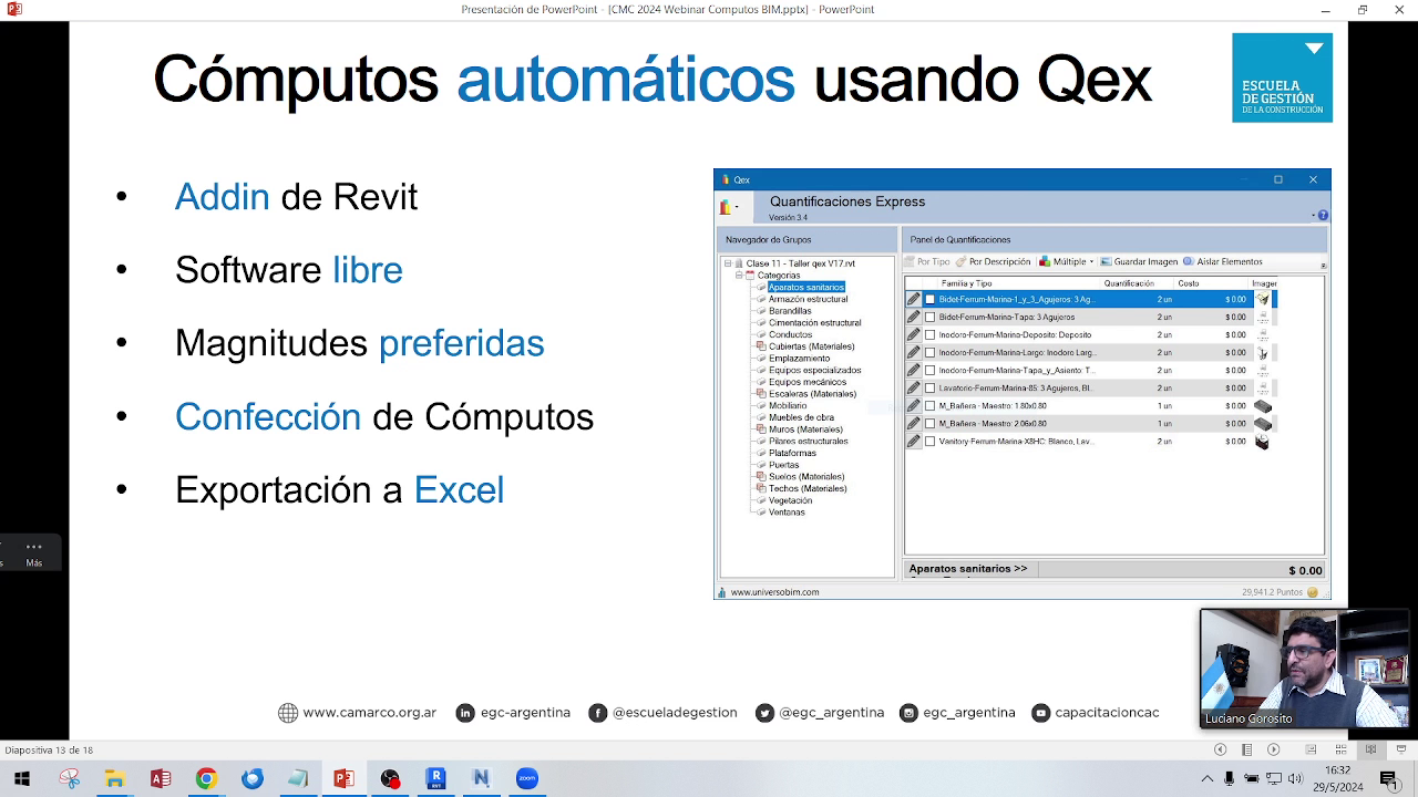 Aprende a computar tus modelos BIM con certificación CAMARCO